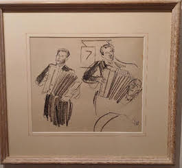 Accordion Players by Dame Laura Knight